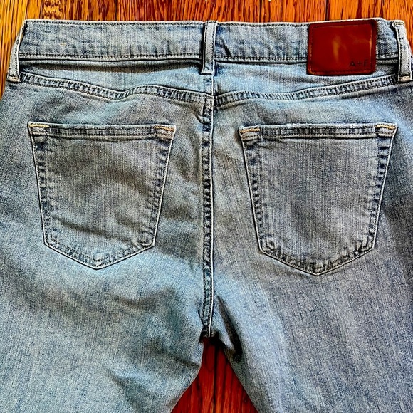 Abercrombie & Fitch A&F Langdon slim men stretch jean 30x30 Y2K distresed - Picture 6 of 6